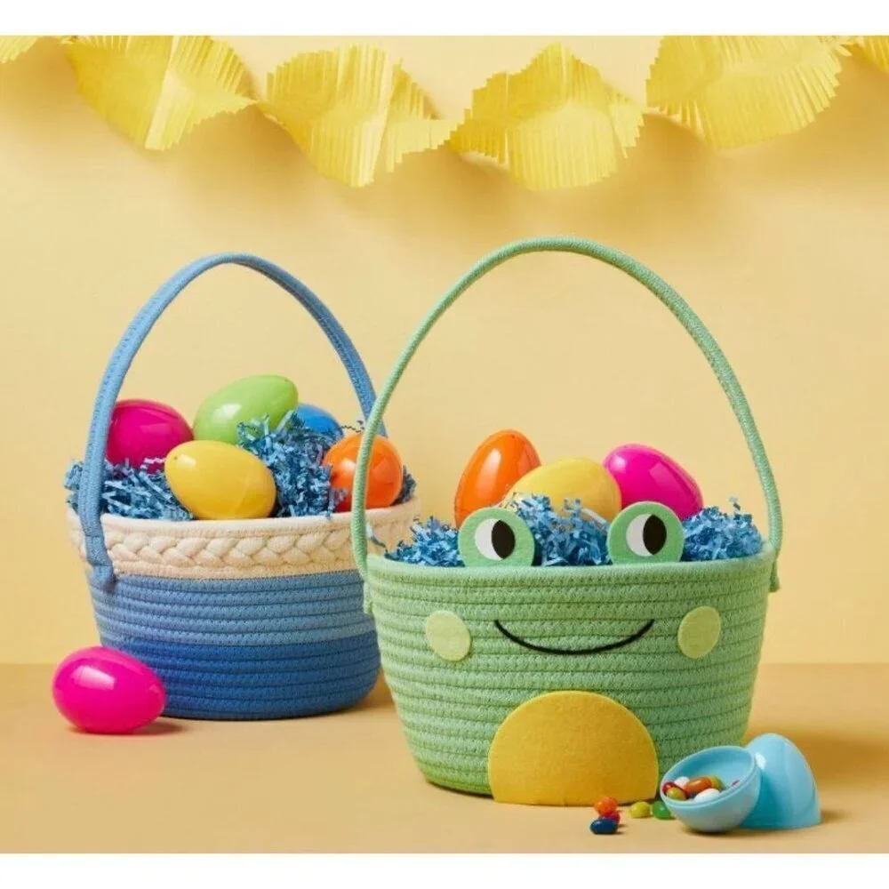 Target Circular Rope Decorative Easter Basket Frog Green Spritz™ Decor